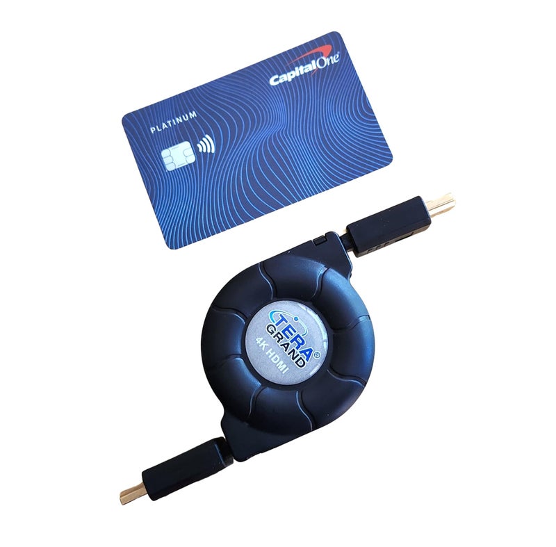 Tera Grand Premium 4K High-Speed HDMI 2.0 Retractable Cable, Extends up to 4.25 feet - Supports 4K Ultra HD, 3D, ARC, HDR, and Ethernet Channel - Image 4